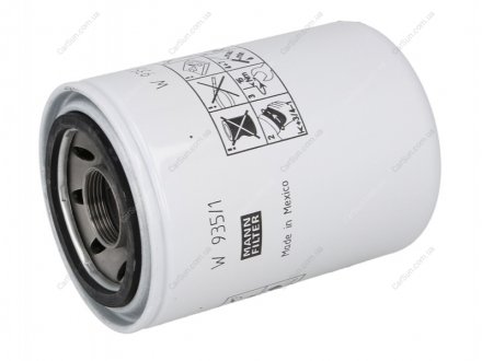 Фильтр, Гидравлическая система привода рабочего оборудования MANN W 935/1