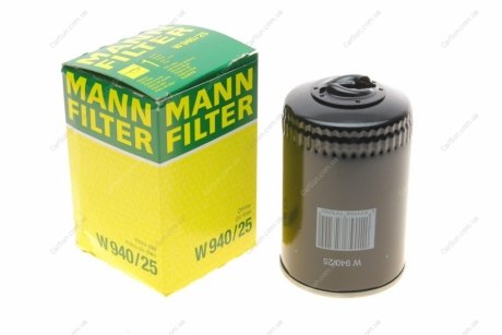 Оливний фільтр MANN W940/25 (фото 1)