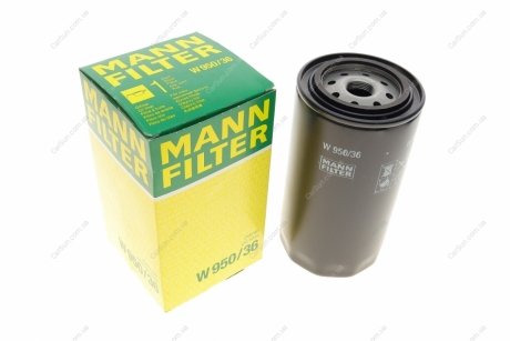 Масляный фильтр - (5010664 / 5000859 / 0611049) MANN W950/36 (фото 1)