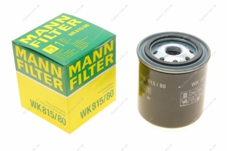 Топливный фильтр - (MZ690443 / MB220900 / 8980374810) MANN WK815/80 (фото 1)