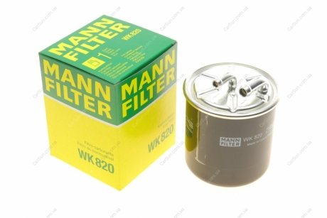 Топливный фильтр - (MR597635 / K71775178 / K05174056AA) MANN WK820 (фото 1)