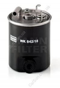 Фильтр топливный MANN WK 842 (фото 1)