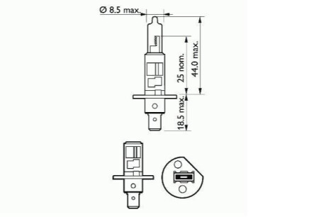 Автолампа SCT H1 12V55W (P14.5S) Mannol 202631