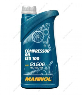 Трансмісійна олива Compressor Oil ISO 100 1л Mannol MN29021