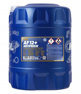 Антифриз концентрат червоний G12+ 20 л розлив Antifreeze AF12+ Longlife Mannol MN4112-20