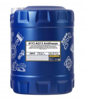 4113-10 Antifreeze AG13 (green) 10L концентрат Mannol MN4113-10