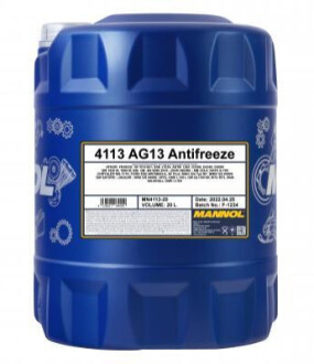 4113-20 Antifreeze AG13 (green) 20L концентрат Mannol MN4113-20 (фото 1)