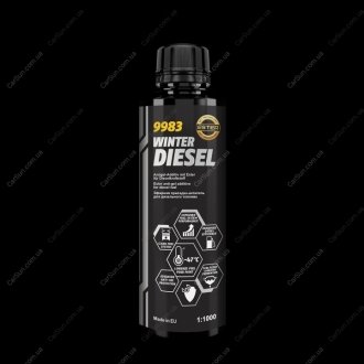 Присадка-антигель для дизельного топлива Winter Diesel (1:1000), 250мл. Mannol MN9983025PET