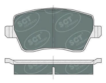 Комплект тормозных колодок Mannol SP383PR