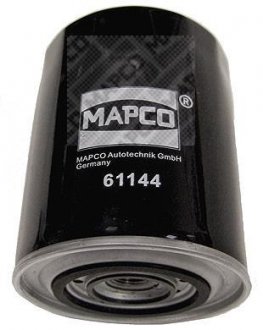 Фільтр масляний, 2.5D/TDI-2.8JTD 89-06 Daily/Master - (E149144 / 7700860823 / 7700106067) MAPCO 61144 (фото 1)