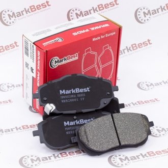 Колодки PROFESSIONAL+ антискрипн пластини Markbest MRB20001