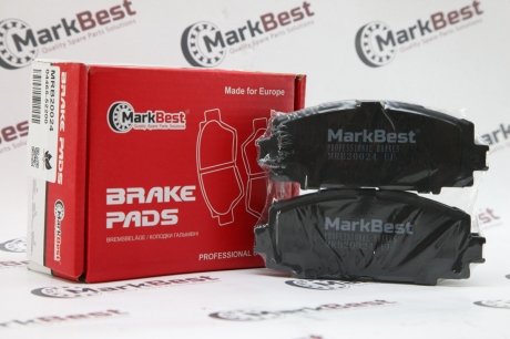 Колодки PROFESSIONAL+ антискрипні пластини Markbest MRB20024