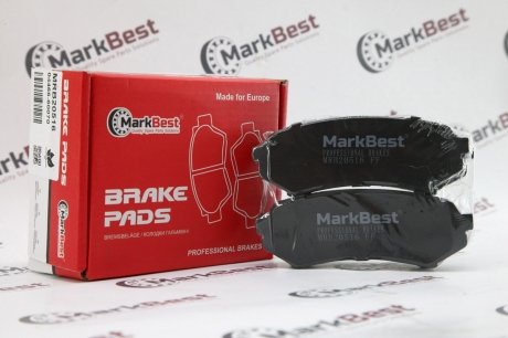 Колодки PROFESSIONAL+ антискрипні пластини Markbest MRB20516