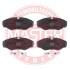 Колодки гальмівні передні (18.50mm) Opel Vivaro 01-,Renault Trafic 01- MASTER SPORT 13046028702N-SET-MS (фото 1)