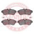 Тормозные колодки передние (19.3mm) Citroen C2/ C3 1.4HDI 02- MASTER SPORT 13046028812N-SET-MS (фото 2)