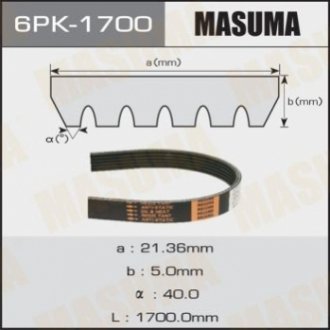 MASUMA 6PK1700 (фото 1)