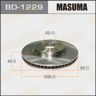 Диск тормозной MASUMA BD1229