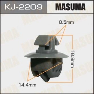 Клипса (кратно 10) MASUMA KJ2209 (фото 1)