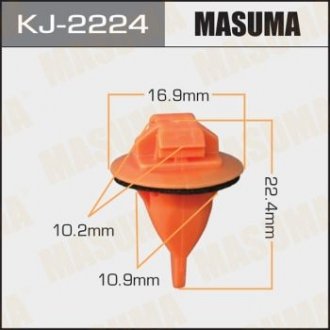 Клипса (кратно 10) MASUMA KJ2224 (фото 1)