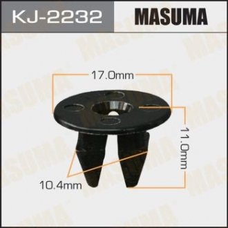 Клипса (кратно 10) MASUMA KJ2232 (фото 1)