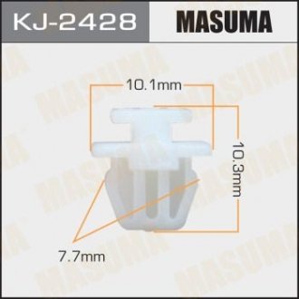 Клипса (кратно 10) MASUMA KJ2428 (фото 1)