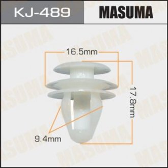 Клипса (кратно 10) MASUMA KJ489 (фото 1)