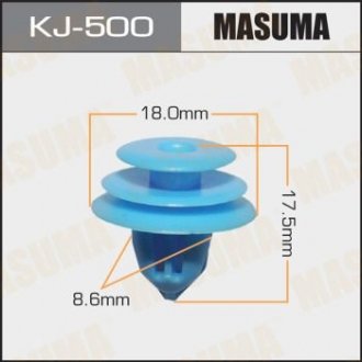 Кліпса (кратно 50) (KJ-500) MASUMA KJ500 (фото 1)