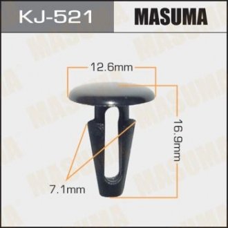 Клипса автомобильная (автокрепеж) 521-KJ MASUMA KJ521