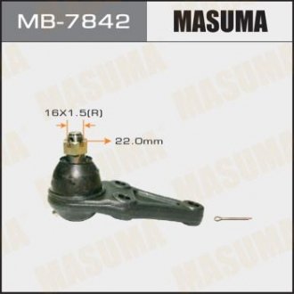 Шаровая опора - (M4013A314 / 4013A210 / MR496795) MASUMA MB7842 (фото 1)