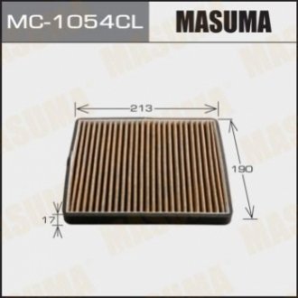 Фильтр воздушный кондиционера (салона) MASUMA MC1054CL