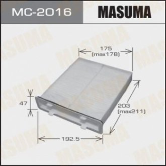 Фильтр салона MASUMA MC2016