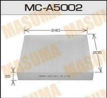 Фильтр салона AC9205 CHEVROLET/ CRUZE/ V1600V1800V2000 09- MASUMA MCA5002 (фото 1)