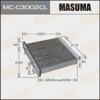 Фильтр воздушный кондиционера (салона) MASUMA MCC3002CL