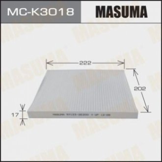 Фильтр салона AC-003 HYUNDAI/ TUCSON/ V2000 V2700 04-06 MASUMA MCK3018 (фото 1)