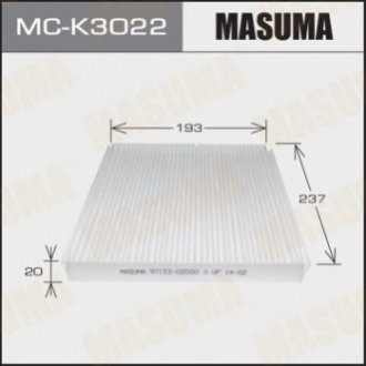 Фильтр воздушный кондиционера (салона) MASUMA MCK3022