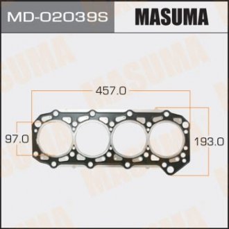 Прокладка ГБЦ MASUMA MD02039S