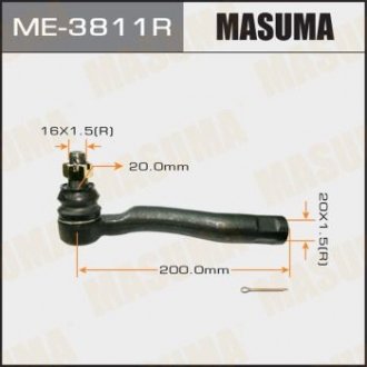 Наконечник рульової тяги - (4504669195) MASUMA ME3811R