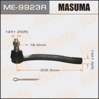 Наконечник рулевой тяги - (53540STXA02) MASUMA ME9923R