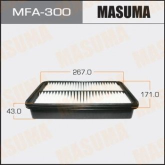 Фильтр воздушный TOYOTA COROLLA 1.8 (01-07) MASUMA MFA300 (фото 1)