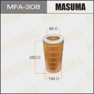Фильтр воздушный A-185 MASUMA MFA308 (фото 1)