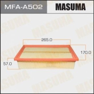 Фильтр воздушный FORD/ FOCUS/ V1600 05-07 MASUMA MFAA502 (фото 1)
