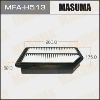 Фильтр воздушный двигателя MASUMA MFAH513