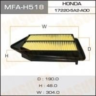 Фильтр воздушный HONDA/ ACCORD/ CP2 2013- MASUMA MFAH518