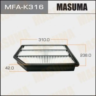 Воздушный фильтр A9426 LHD HYUNDAI/ iX55/ V3000 08- (1/40) MASUMA MFAK316
