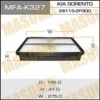 Фільтр повітряний A9424 KIA/ SORENTO/ V2000 V2200 09- (MFA-K327) MASUMA MFAK327