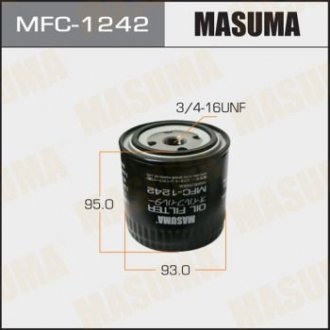 Масляный фильтр - (AY100NS008 / A5208W1106 / A5208W1103) MASUMA MFC1242 (фото 1)