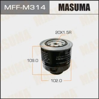 Паливний фільтр - (1770A374 / 1770A012) MASUMA MFFM314 (фото 1)