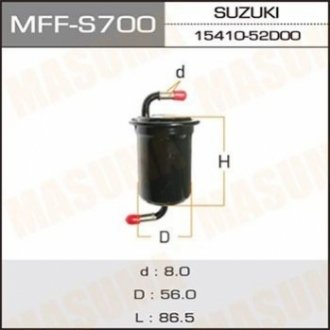 Фильтр топливный MASUMA MFFS700 (фото 1)