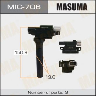 Катушка зажигания MASUMA MIC706 (фото 1)