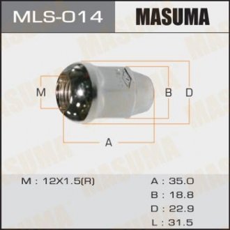 Гайка колеса MASUMA MLS014 (фото 1)